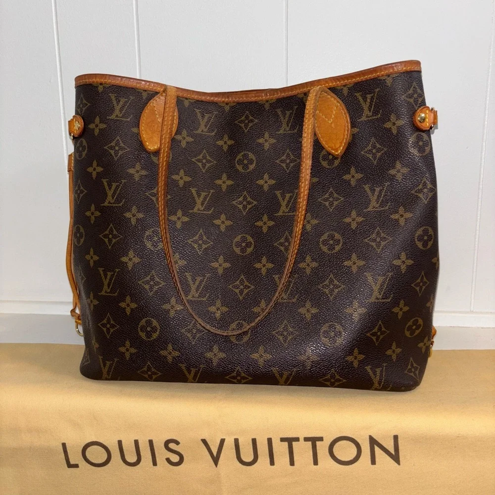 Louis Vuitton monogram canvas Neverfull bag - Picture 3 of 12